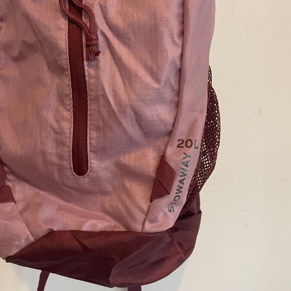 Eddie Bauer Stowaway Packable 20 L Backpack | Color: Tearose - Picture 3 of 5